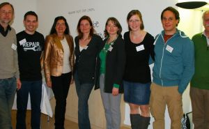 v.l.n.r.: Harald Schellander (Institut für Zukunftskompetenzen), Patricia Winkler-Payer (Treffpunkt Philosophie), Alexandra Haaji (2gether), Anna-Maria Lippitz (Talentetauschkreis), Anna Tauschitz (Treffpunkt Philosophie), Markus Korenjak (carsharing), Willi Erian (Demeterhof Kraindorf)